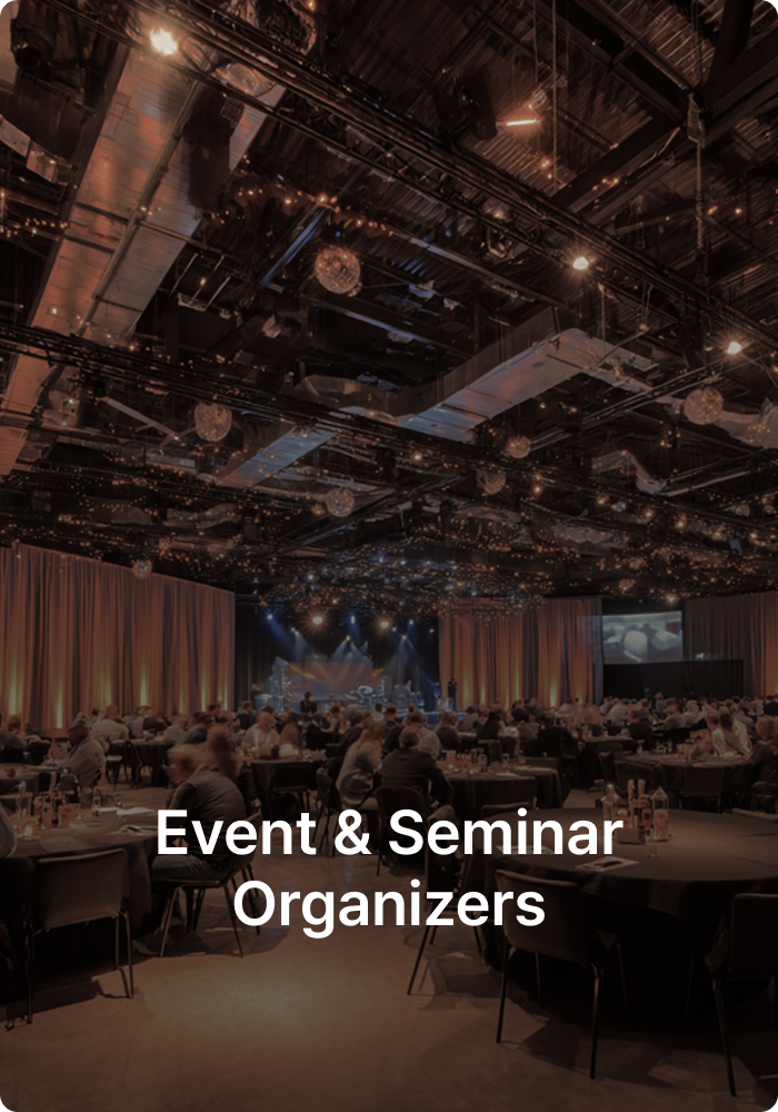 행사·세미나 이벤트 기획자 등